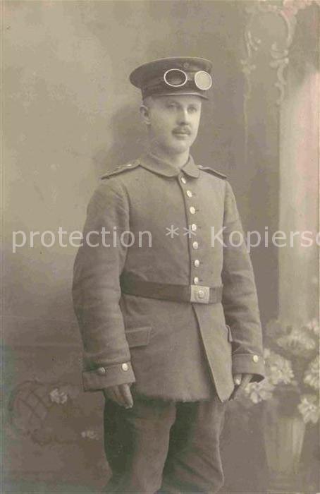 Litzmannstadt Lodz Telegrafen bataillon Brille Soldat WK1