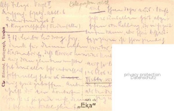 Militaria Telegraphie WK1 Soldat Uniform – Bild 2