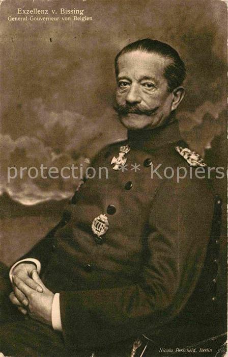 Militaria Adel Exzellenz von Bissing General-gouverneu