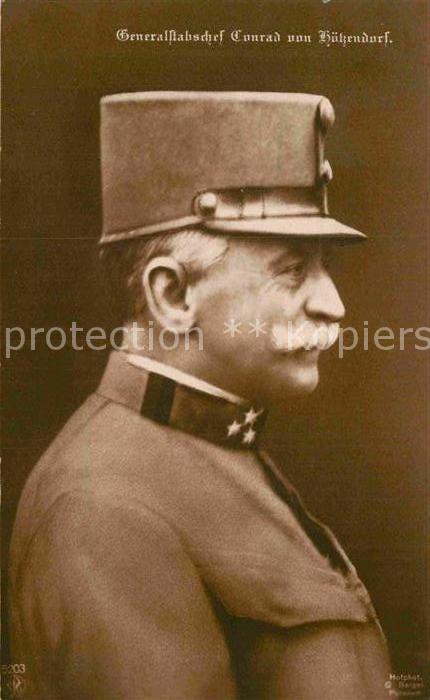 Militaria Generaele Stab Deutschland Generalstabschef conrad von Bükendorf