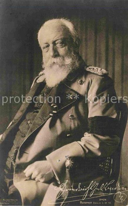 Militaria Adel König von Bayern Luitpold