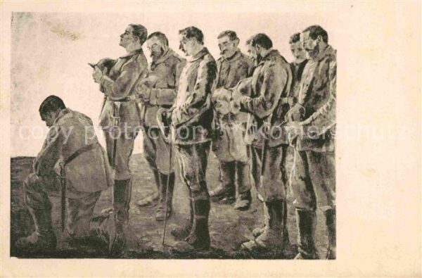 Feldgottesdienst militaria Abendgebet Bayr. Res. Inf.Reg
