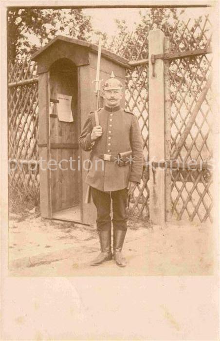 Militaria WK1 Sächsische Infanterie Wache Französisch