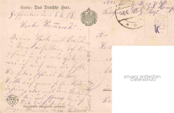 Militaria Schuetzengraben Flugzeug WK1 im Felde – Bild 2