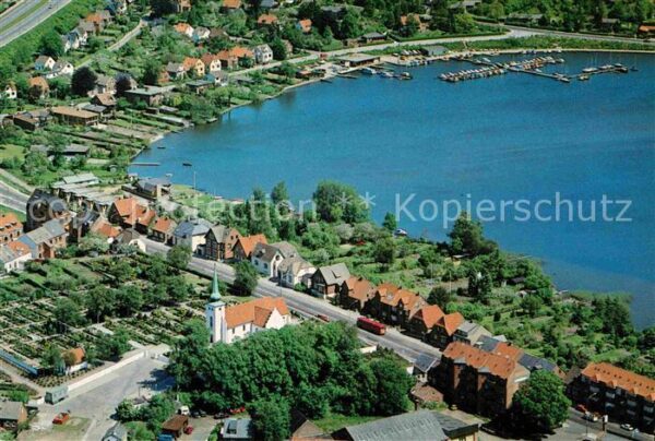 Skanderborg Skanderup Kirke Fliegeraufnahme