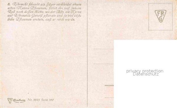 Maerchen Sagen Rübezahl Nr. 3893 Serie 161 F. Elssner – Bild 2