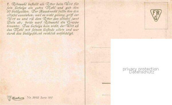 Maerchen Sagen Rübezahl Nr. 3892 Serie 161 F. Elssner – Bild 2