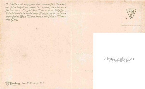 Maerchen Sagen Rübezahl Nr. 3896 Serie 161 F. Elssner – Bild 2