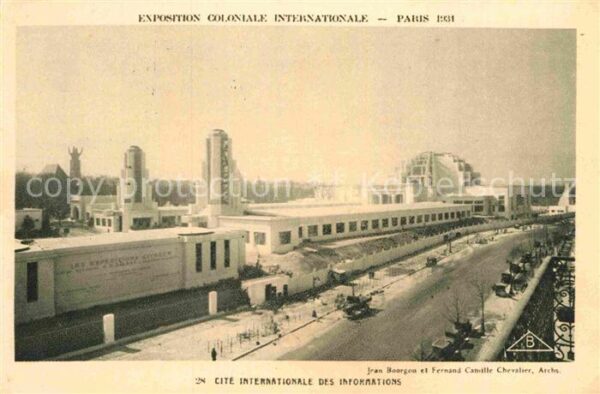 Exposition Coloniale Internationale Pari Cite Internationale des Informations