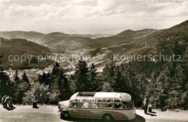 Autobus Omnibus Schönmünzach Schwarzwaldhochstrasse Rhe