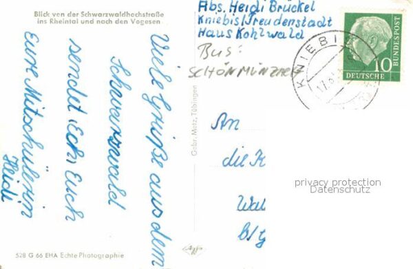 Autobus Omnibus Schönmünzach Schwarzwaldhochstrasse Rhe – Bild 2