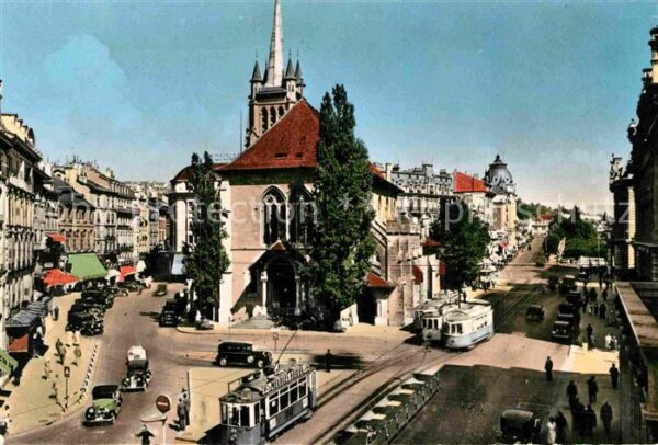 Strassenbahn Lausanne Saint-Francois