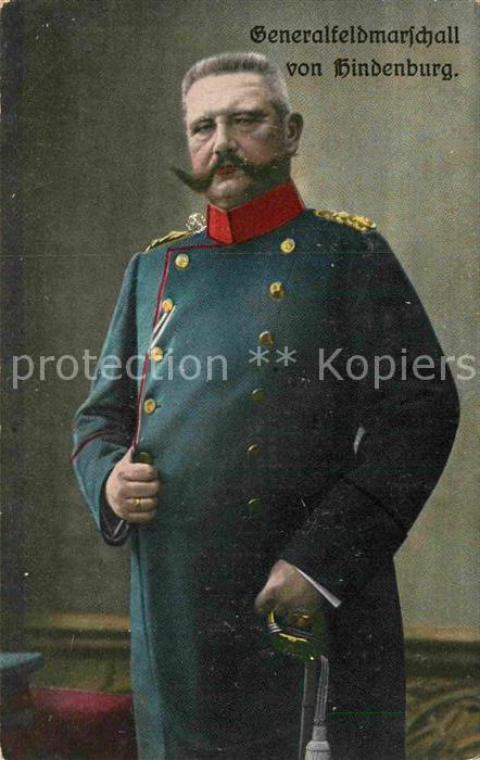 Hindenburg Generalfeldmarschall