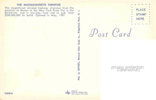 Autobahn Massachusetts Turnpike – Bild 2
