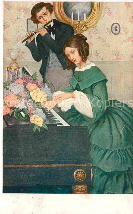 Munk M. Wien Vienne Nr. 378 Klavier Querflöte