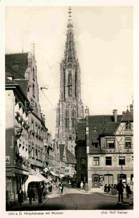Foto Kellner Rolf Nr. 5746 Ulm an der Donau Münster von der H