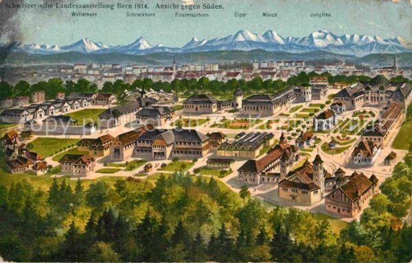 Landesausstellung Bern 1914 Ansicht gegen Süden