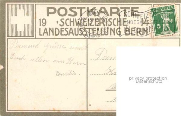 Landesausstellung Bern 1914 Ansicht gegen Süden – Bild 2