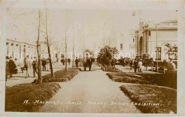 Exhibition Franco-British London 1908 Machinery Halls