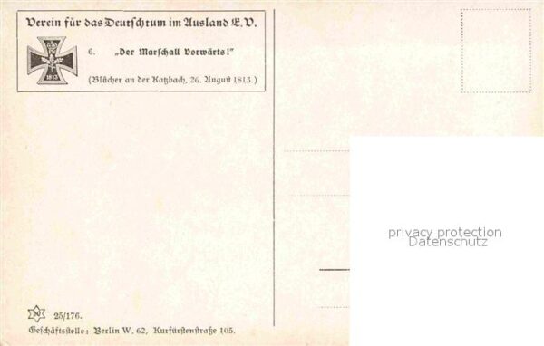 Kuenstlerkarte Hans W. Schmidt Der Marschall Vorwärts – Bild 2