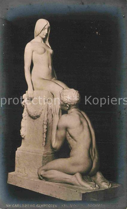 Skulpturen Sinding Adoratio Ny Carlsberg Glyptotek