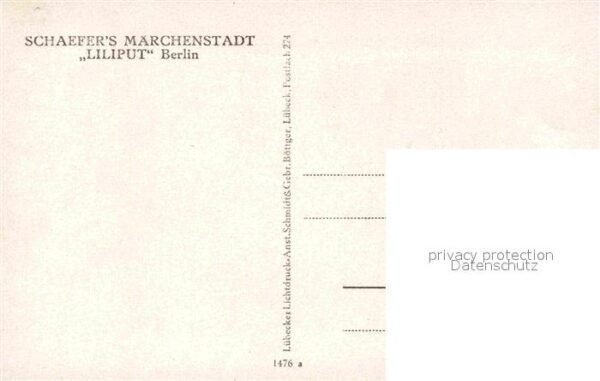 Kuriosum Schaefer's Märchenstadt Liliput Berlin – Bild 2