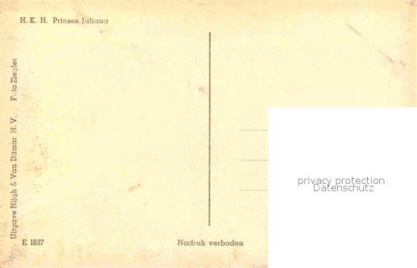 Adel Niederlande Prinses Juliana – Bild 2
