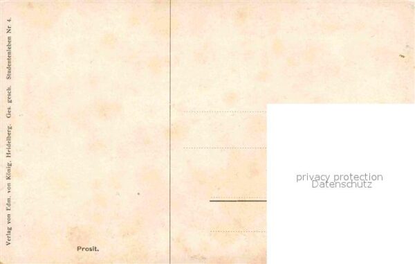 Studentika Prosit Verlag Edm. von König Heidelberg – Bild 2