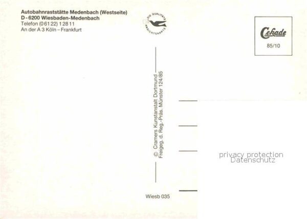 Autobahn Raststätte Medenbach-West Fliegeraufnah – Bild 2