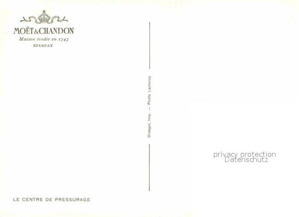Alkohol Champagner Moët & Chandon Epernay Centr – Bild 2