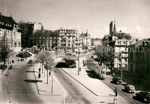 Strassenbahn Lausanne Place Chauderon