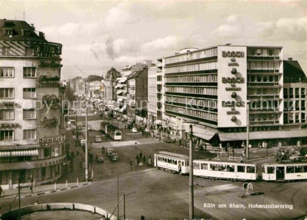 Strassenbahn Köln am Rhein Hohenzollernring