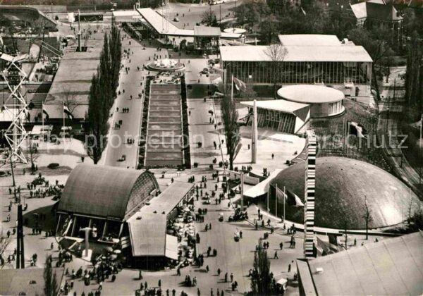 Exposition Universelle Bruxelles 1958 Rond-Point de l'Etoile Avenue de Benelu