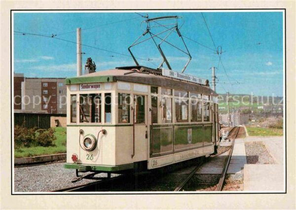 Strassenbahn TW 26 Endhaltestelle Winzerla