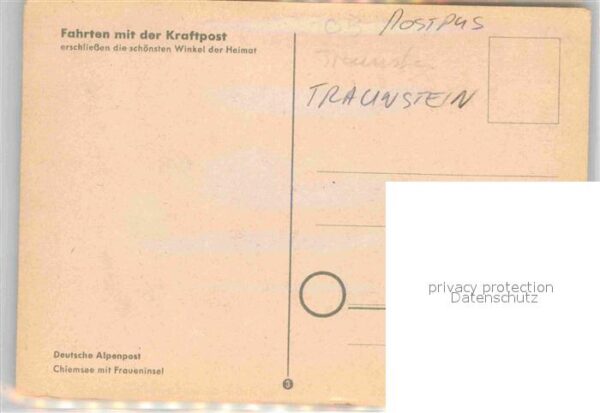 Postbus Deutsche Alpenpost Chiemsee Fraueninsel – Bild 2