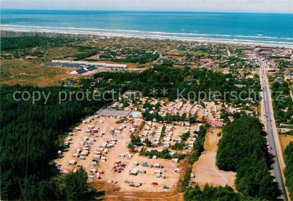 Blokhus Fliegeraufnahme Camping