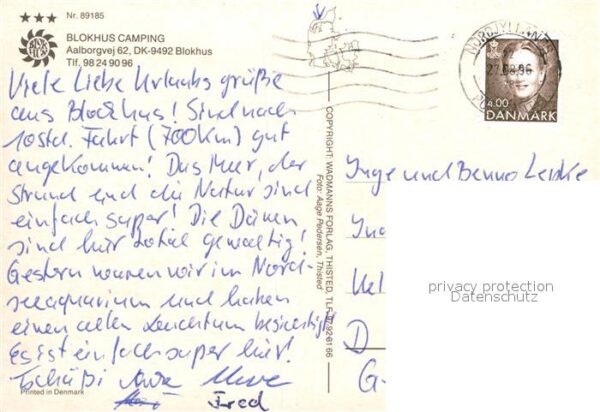 Blokhus Fliegeraufnahme Camping – Bild 2