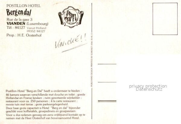 Vianden Postillon-Hotel Berendal – Bild 2