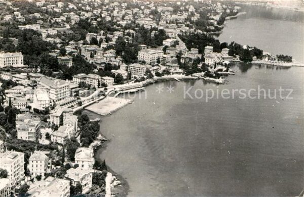 Opatija Abbazia Fliegeraufnahme