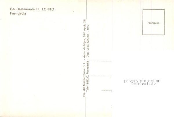 Fuengirola Restaurante El Lorito – Bild 2