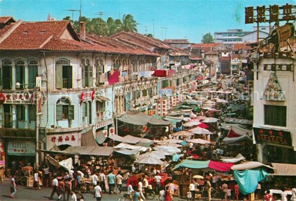 Singapore Street Stall Selling
