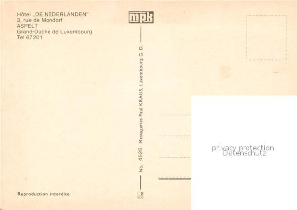 Aspelt Hotel De Nederlanden – Bild 2