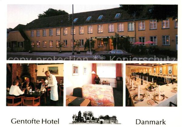 Kopenhagen Gentofte Hotel Gaststube Doppelzimmer S