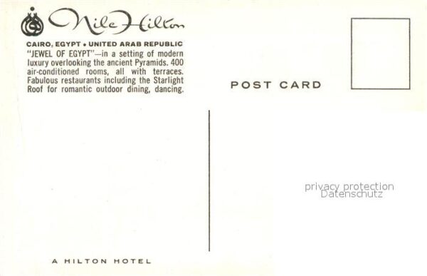 Cairo Egypt Hilton – Bild 2