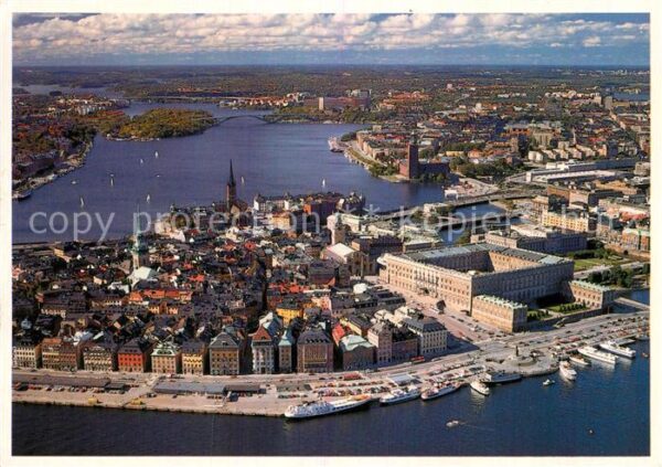 Stockholm Fliegeraufnahme