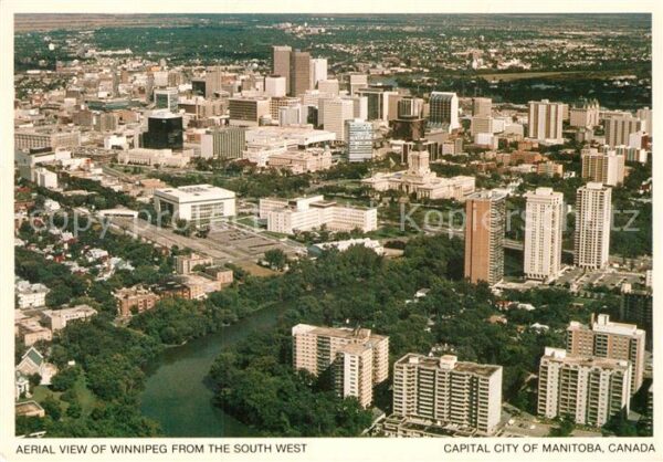 Manitoba Fliegeraufnahme Winnipeg