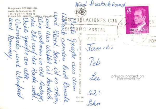 Playa del Ingles Bungalows Betancuria – Bild 2