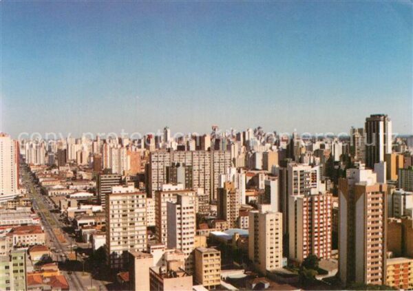 Curitiba Parana Fliegeraufnahme Zentrum