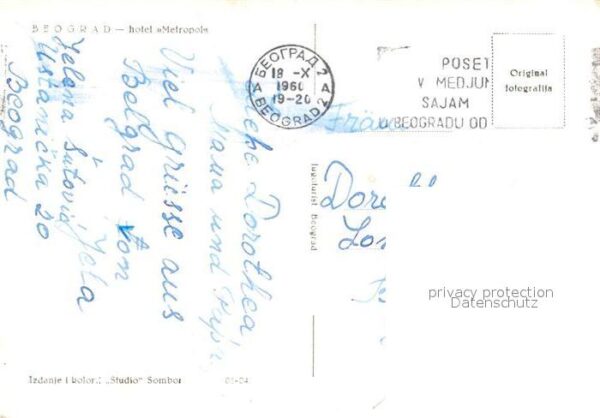 Beograd Belgrad Hotel Metropol – Bild 2