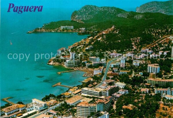 Paguera Mallorca Islas Baleares Fliegeraufnahme